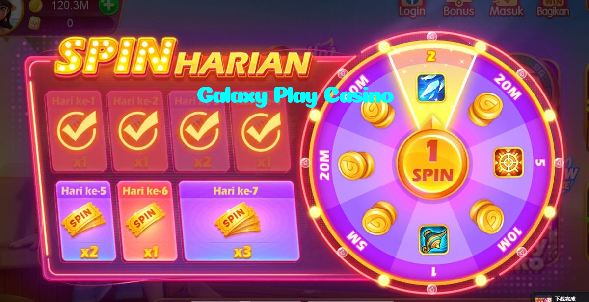 Galaxy Play Casino casino presented on mobile device in Pakistan with slots and live games